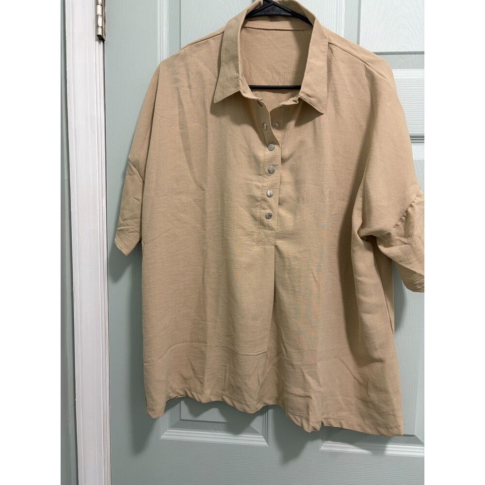 Women's Tan Shirt Size XL